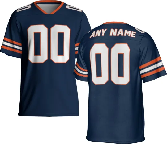 Discover Unsigned Custom Broncos Personalized Navy Jersey - Full Size