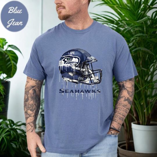 Discover Comfort Colors* Seattle Football Vintage Shirt, Seahawk Football T-Shirt, Seattle T-Shirt, Retro Seahawks Football Fan