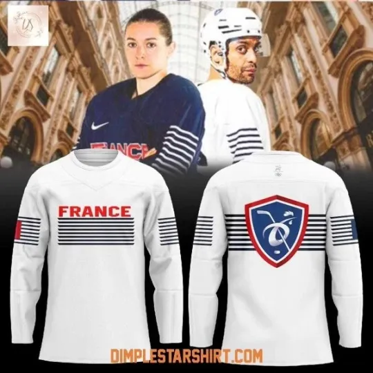 Discover France Hockey Team Olympic 2026 Hockey Jersey Unisex S-5XL Style1