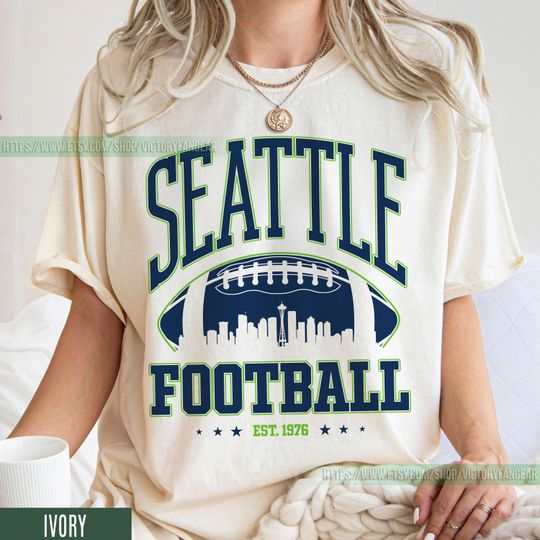 Seattle Football Vintage Style T-Shirt, Seattle Seahawk Football T-Shirt, Seattle T-Shirt, Retro Seahawks Football Fan