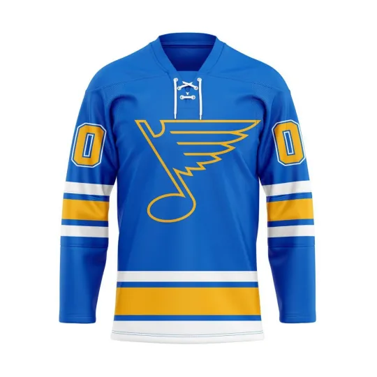 Personalized St. Louis Blues New 2025/2026 Home Lace Hockey Shirt Men's Fan Gear