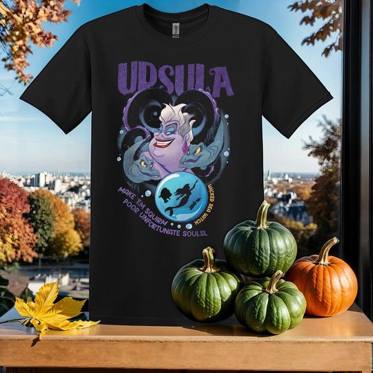 Discover Disney Villains Ursula The Little T-Shirt for Boys & Girls