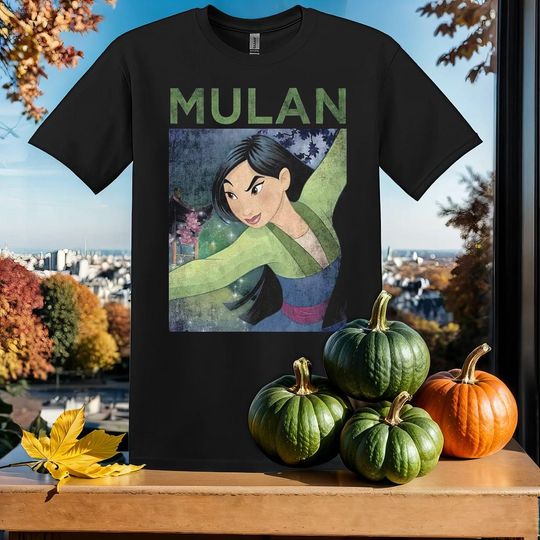 Discover Retro Mulan Princess T-Shirt for Boys & Girls
