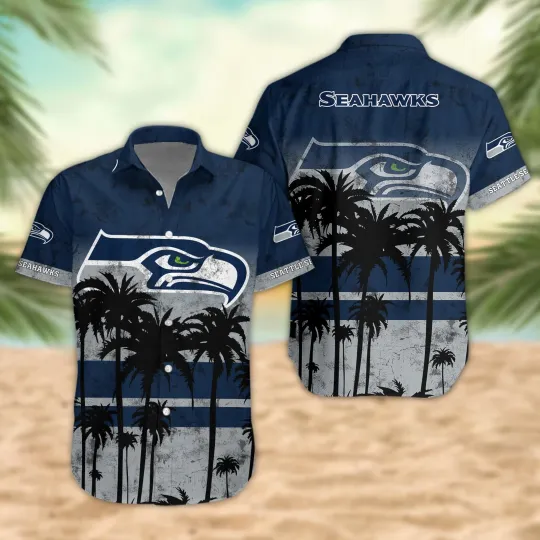 Discover Seattle Seahawks Desert Sunset Hawaiian, Gift For Friends, Gift For Fans