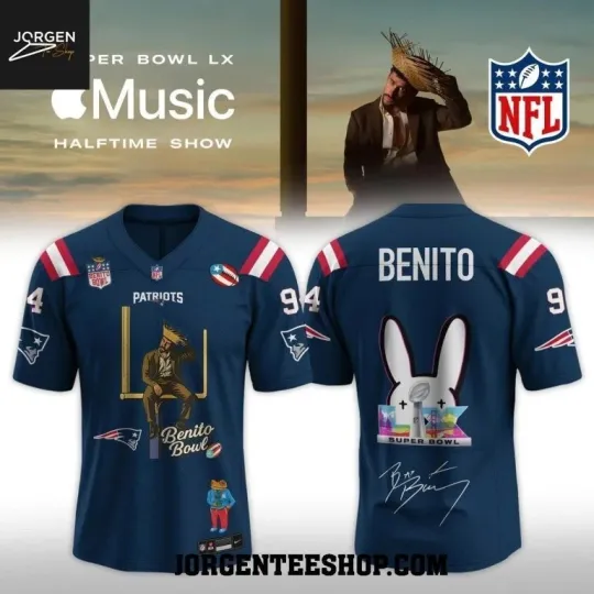 Discover Boston Football Fan Red Blue Halftime 2026 All-Over Print Jersey