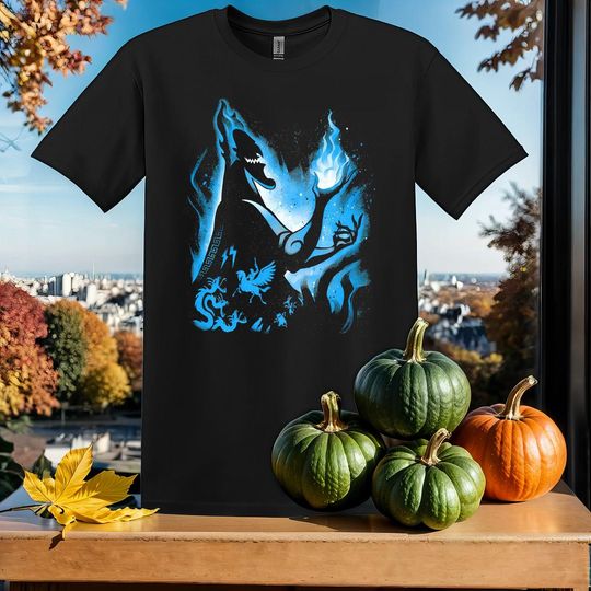 Discover Retro Disney Villains Hades T-Shirt Tshirt T Shirt Hoodie Unisex Men Women Kids (S-5XL) | Gildan Top for Boys & Girls SY630