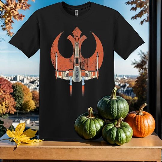 Discover Vintage Retro Star Wars X-Wing T-Shirt Tshirt T Shirt Hoodie Unisex Men Women Kids (S-5XL) | Gildan Top for Boys & Girls SY870