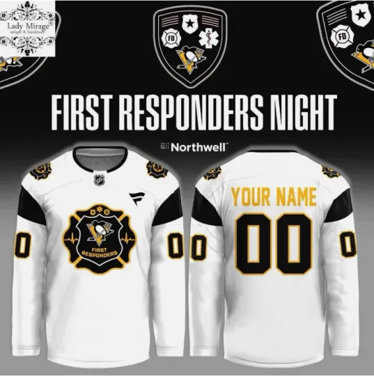 Discover Personalized Penguins First Night 2026 Hockey Jersey Men's