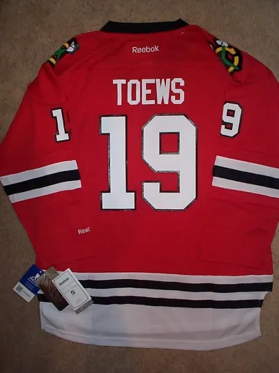 Discover ($70) Chicago Blackhawks JONATHAN TOEWS nhl Jersey YOUTH KIDS BOYS (L-LG-LARGE)