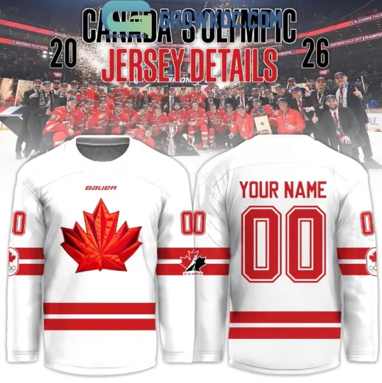 Discover Canada Olympic 2026 Hockey Jersey Gift For Valentine