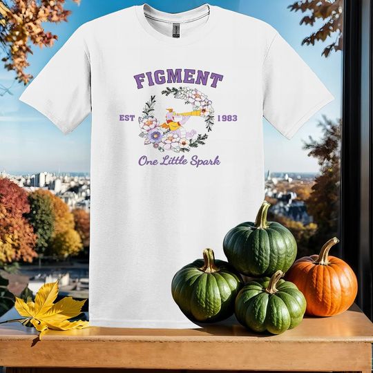 Discover Disney Epcot Cute Figment Dragon T-Shirt for Boys & Girls
