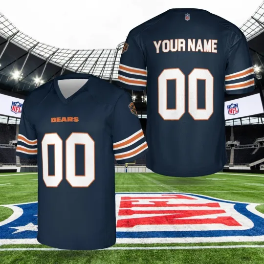 Discover Custom Chicago Bears Football Jersey