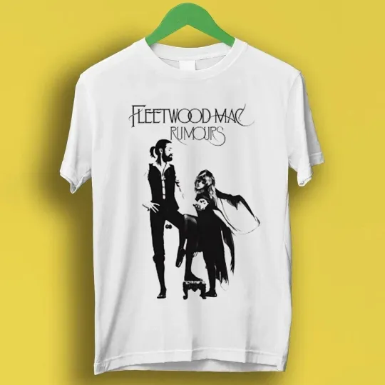 Fleetwood Mac Rumours T-Shirt, Classic Rock Band Music Tee, Vintage Album Gift