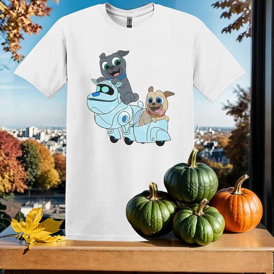 Discover Disney Puppy Dog Pals Bingo Rolly T-Shirt for Boys & Girls
