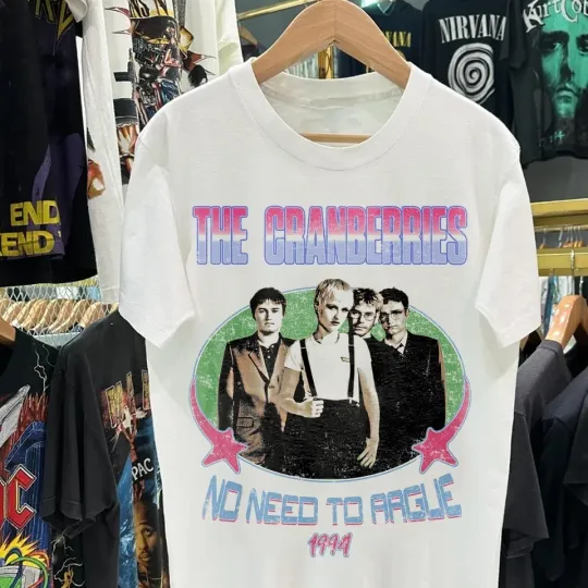 The Cranberries Heavyweight White T-Shirt Unisex