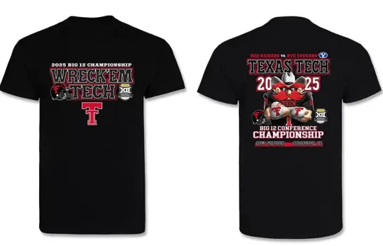 Texas Tech Red Raider Unisex T-Shirt Fullsize S-5Xl