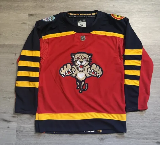 Discover Florida Panthers 2026 Winter Classic Hockey Jersey Size 52 Large Brand New
