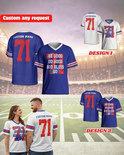 Discover Personalized Buffalo Football Jersey, Buffalo Team Football Lovers, Gift For Bills Fans
