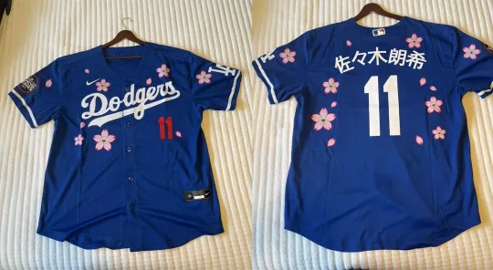 Murakami Collab 2025 World Tour Tokyo Series Dodgers Sasaki Jersey