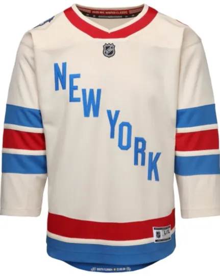 Youth New York Rangers Outerstuff 2026 NHL Winter Classic Premier Hockey Jersey