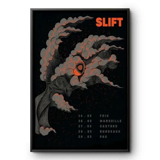 HOT! Slift France March 2026 Tour Poster