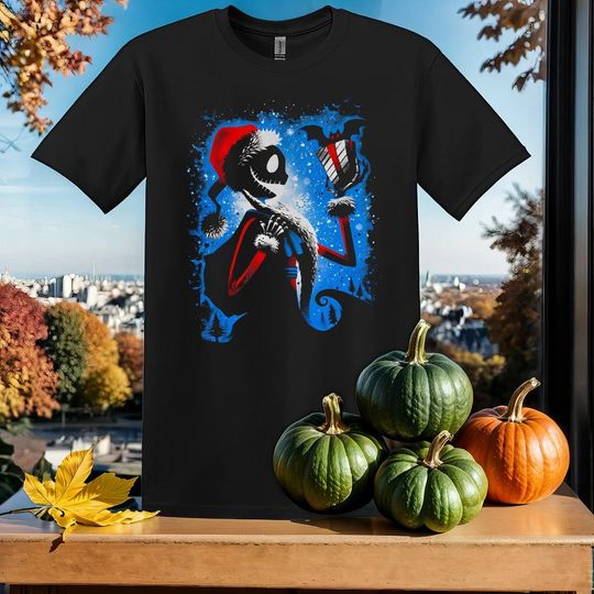Discover Disney Christmas Jack Skellington T-Shirt for Boys & Girls