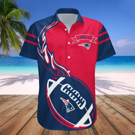 New England Patriots Ball Hawaiian Shirt Aloha Shirt