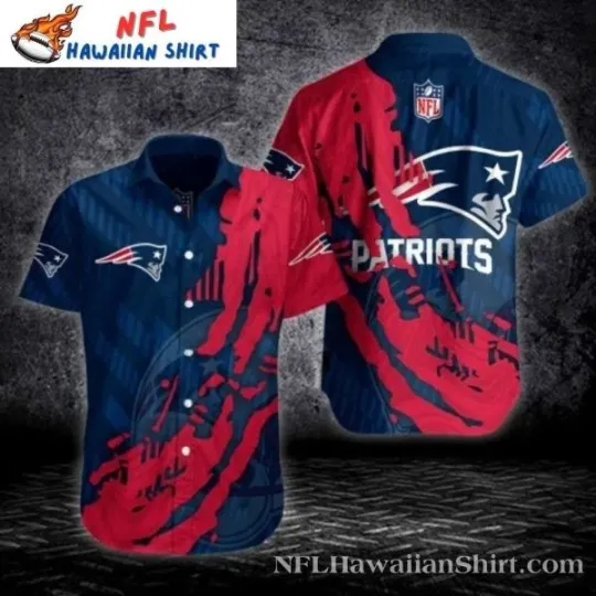 Discover Red Zone Blast Custom New England Patriots Hawaiian Shirt