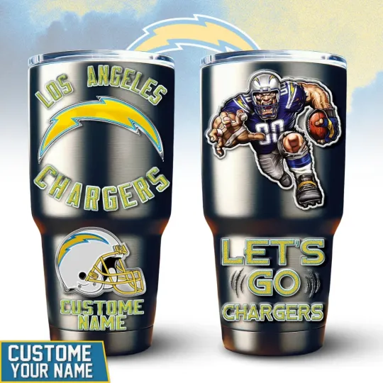 Discover Personalized Los Angeles Football Team  30oz Tumbler With Straw Vacuum Insulated