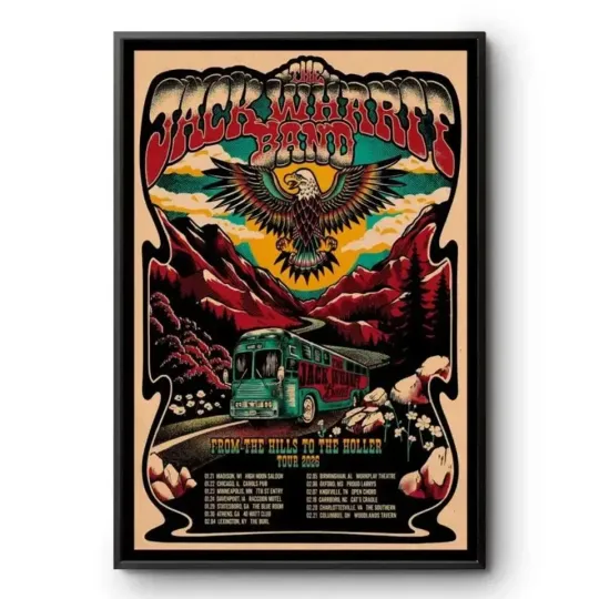 Discover HOT! The Jack Wharff Band From The Hills To The Holler Tour 2026 Poster