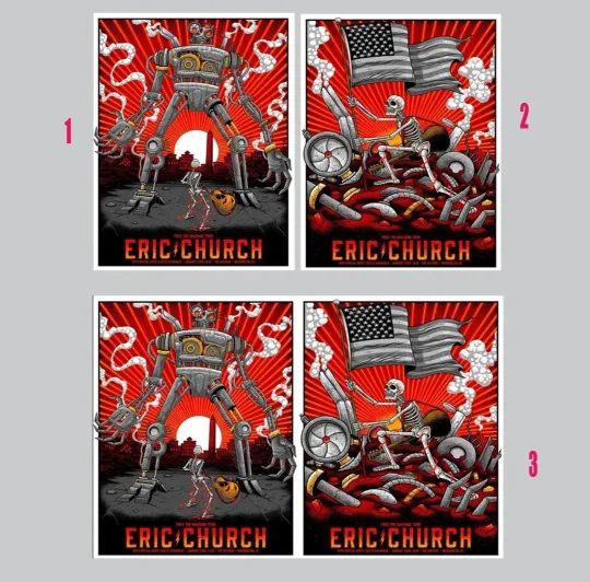 Discover E Church The Anthem Washington, DC January 22-23 2026 Tour Poster 18x24"