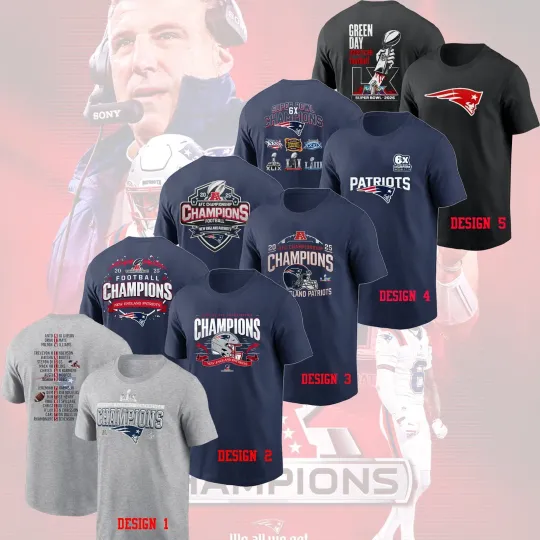 New England Patriots 2025 AFC Champions & Green Day Super Bowl LX, Go Patriots