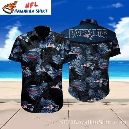Discover Tropical Midnight Rush New England Patriots Hawaiian Shirt