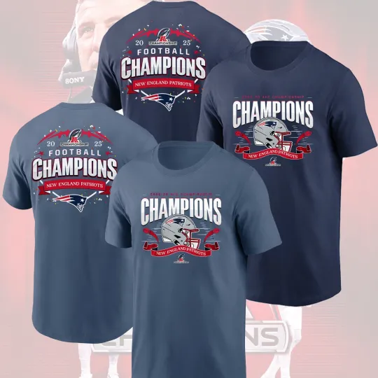Discover New England Patriots 2025 AFC Champions Gift for Fans