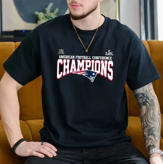 AFC Champions New England Patriots 2025 TShirt
