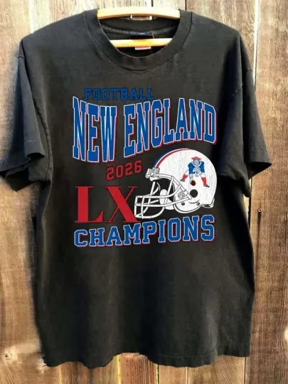 Discover Hot New England Patriots Champions 2026 black color tee shirt