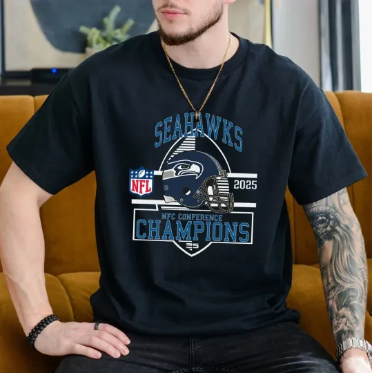 Seattle Seahawks NFC Conference Champions 2025 TShirt