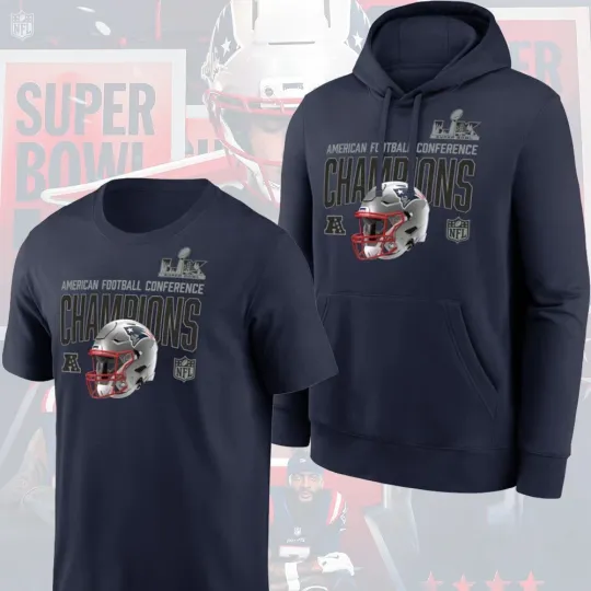 Discover New England Patriots 2025 2026 AFC Champions Gift For Fans