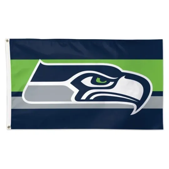 Seattle Seahawks Football House Flag 3x5 ft Garage Decor Banner