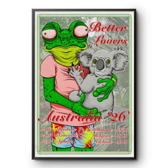Discover HOT! Better Lovers Tour 2026 Australia Poster