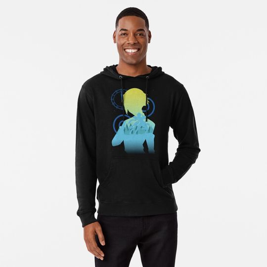 Discover Aigis Silhouette Art Lightweight Hoodie