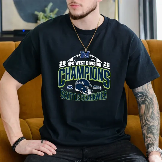 Discover Seahawk.s NFC West Division Champions 2025 TShirt