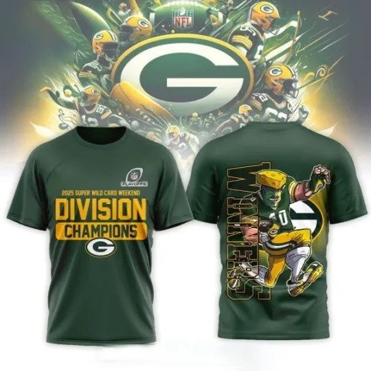 Discover Green Bay Packers Double Sided T-Shirt, Fan Gift, Forest Green, S-4XL