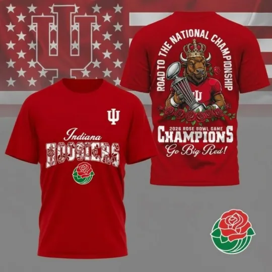 Indiana Hoosiers Rose Bowl Champions Unisex T-Shirt