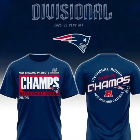 New England Patriots Champs Divisional Round 2025-2026 Gift For Fans