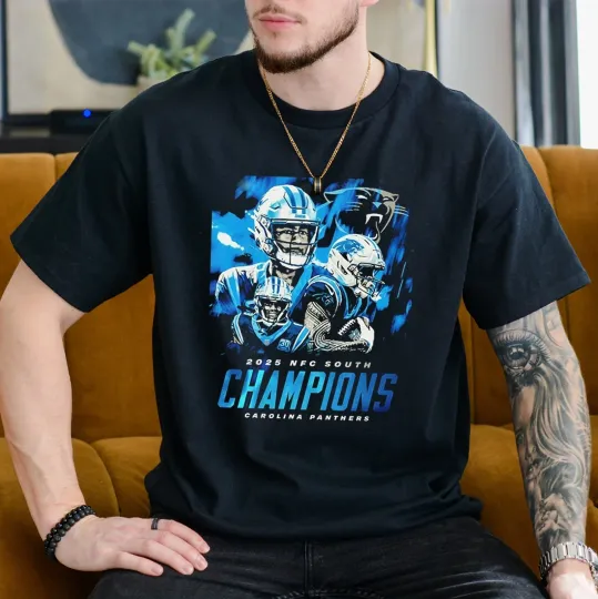 Discover Panther.s NFC South Division Champions 2025 TShirt