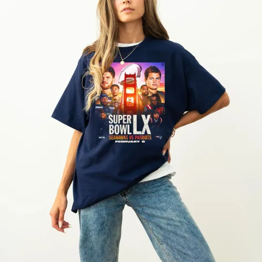 Seattle Seahawks vs New England Patriots football Champions Game Tshirt