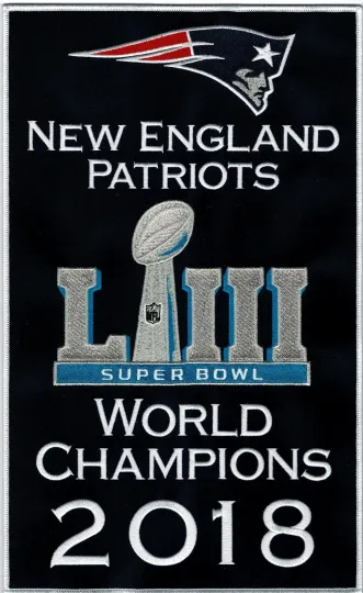 Discover 2018 NEW ENGLAND Football SUPER B.owll LIII 53 WORLD CHAMPIONS BANNER, Flag
