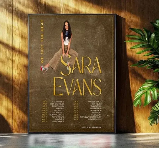 Discover Sara Evans The We Got The Beat Tour 2026 Poster