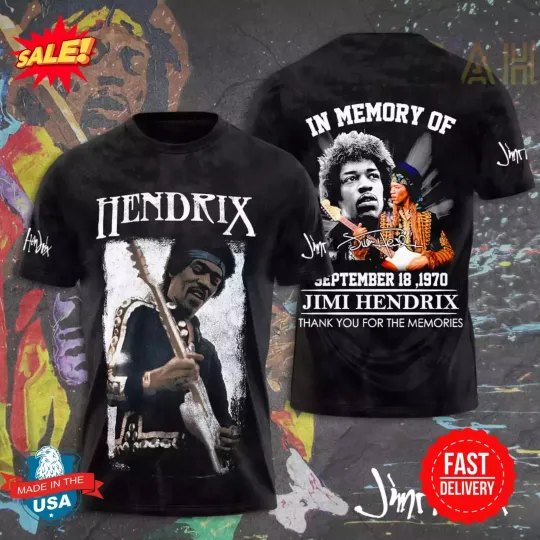 Jimi Hendrix 3D T-shirt